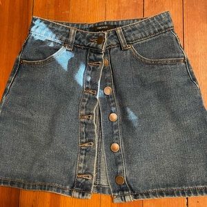 jean skirt
